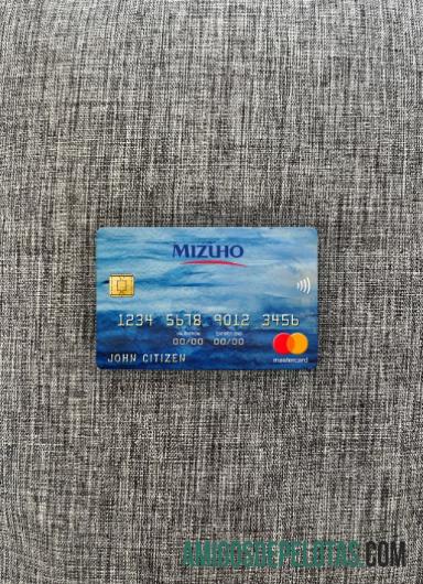 Japão Mizuho Bank Mastercard Photolook Front baixar para verificação